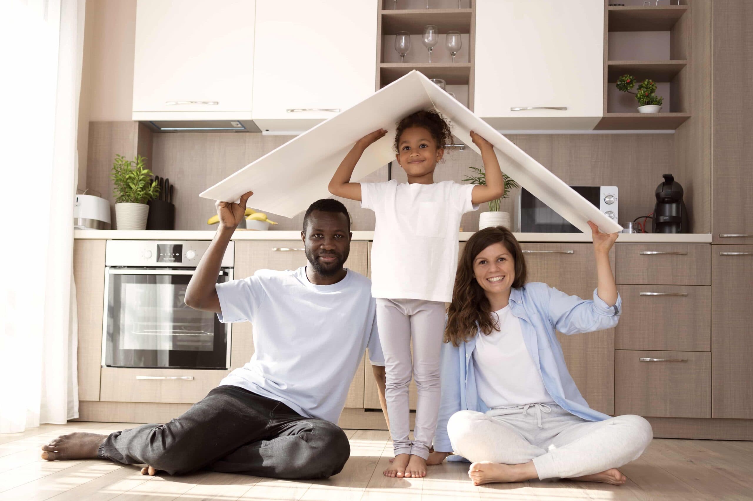 A family at home